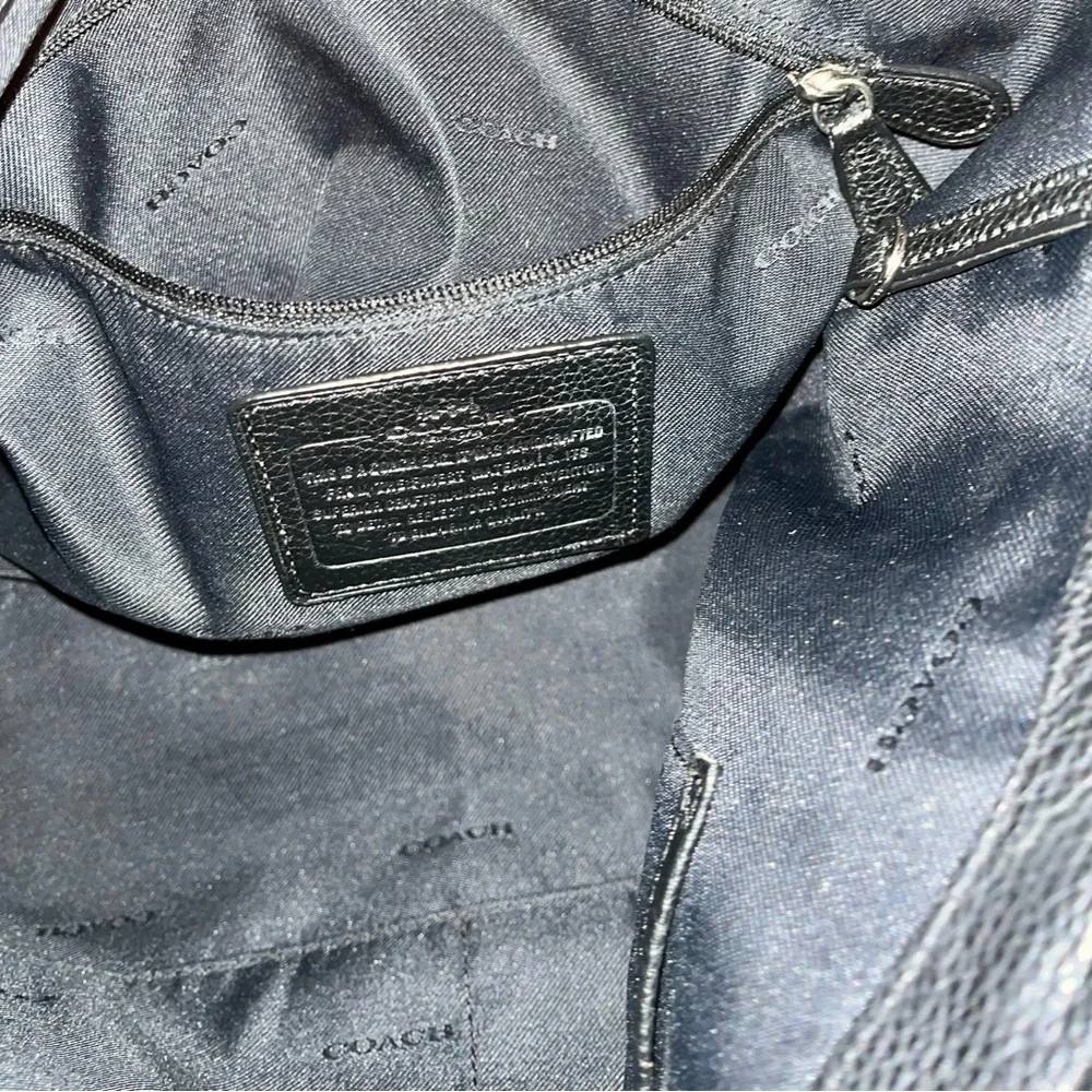 ✨ Coach Edie 31 Purple Pebbled Leather Shoulder Bag / Tote ✨ - Picture 4 of 7